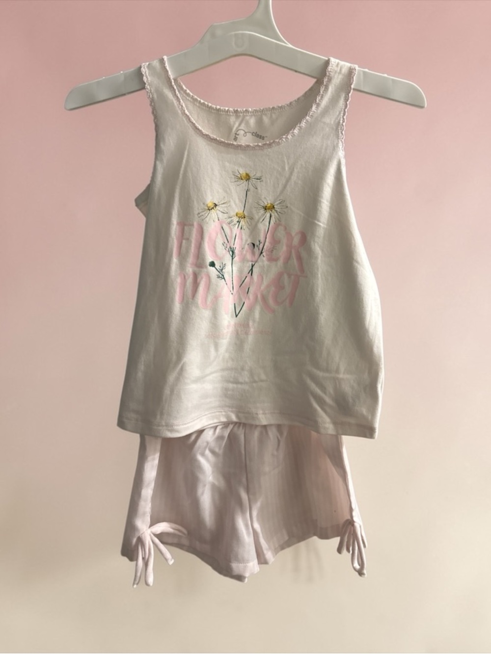 Kids Floral 'Flower Market' Pink Matching Set